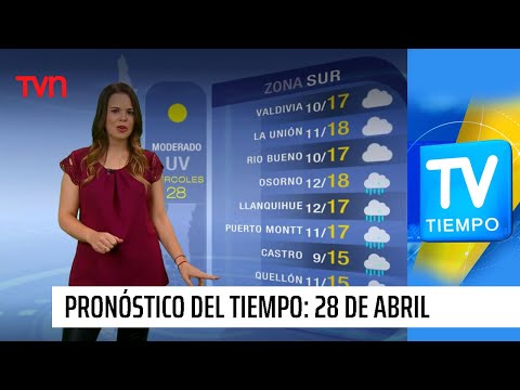 Pronóstico del tiempo: Miércoles 28 de abril | TV Tiempo