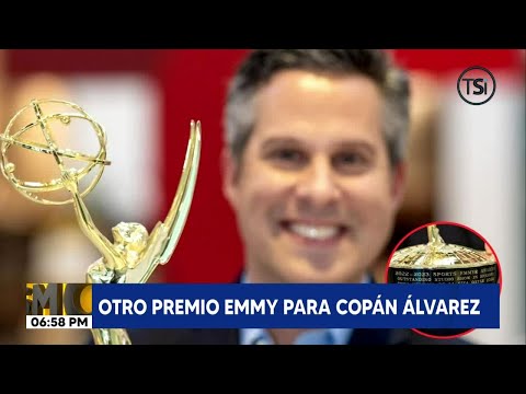 Copán Álvarez recibe otro premio Emmy
