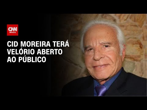 Cid Moreira terá velório aberto ao público | CNN NOVO DIA