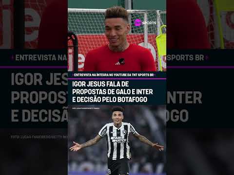 DECISÃO QUE MUDOU A VIDA! IGOR JESUS CONTA COMO ESCOLHEU IR PRO BOTAFOGO #shorts