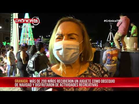 Granada: Familias participan de festival navideño infantil - Nicaragua