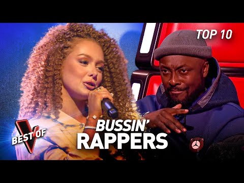 The Best RAPPERS in the Blind Auditions of The Voice | Top 10