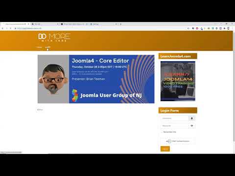 JUGNJ   Core Joomla4 Editor
