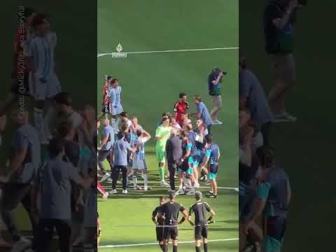 Argentina players brawl with Spain after World Cup loss
