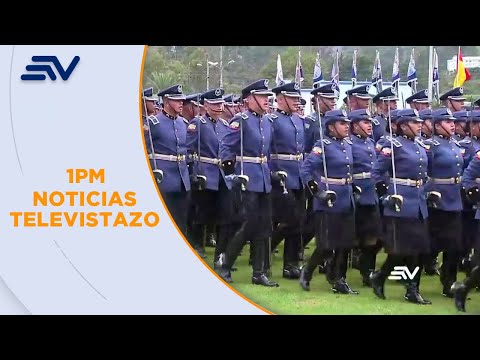 1.200 policías se suman a la lucha contra el terrorismo y crimen organizado  | Televistazo| Ecuavisa