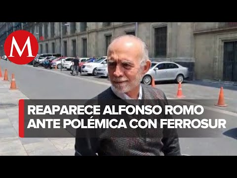 Alfonso Romo asegura que hay buena voluntad para arreglar conflicto con Ferrosur