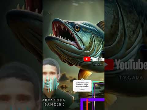 PREDATOR : THE DANGEROUS BARRACUDA | RIVER AND SEA | AMAZONE #barracudafish #shorts