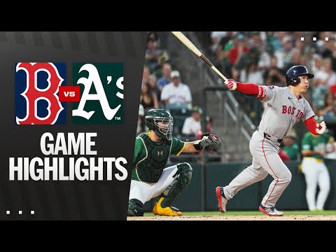 Red Sox vs. As Game Highlights (9/8/25) | MLB Highlights