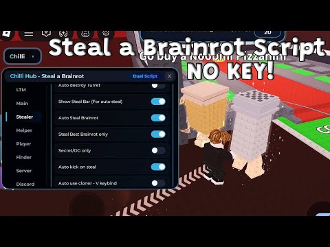 [NEW] Steal a Brainrot Script No Key - Instant Steal, Desync, Booster, Anti Hit, Win Duel *PASTEBIN*
