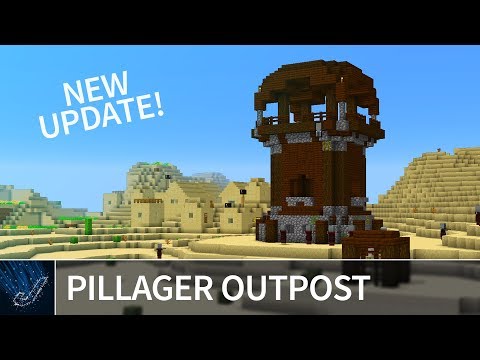 Minecraft 1.14: PILLAGER OUTPOST SEED! Minecraft 1.14 Snapshot 18w47a Seeds