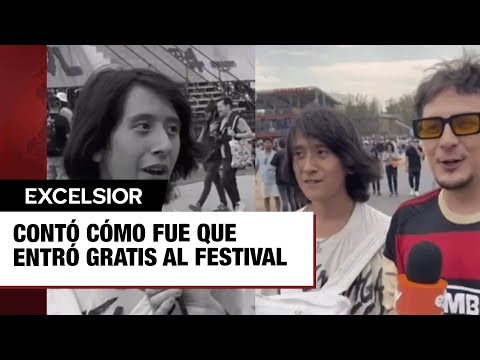 Joven se coló al Vive Latino 2024 y cuenta cómo le hizo para entrar gratis