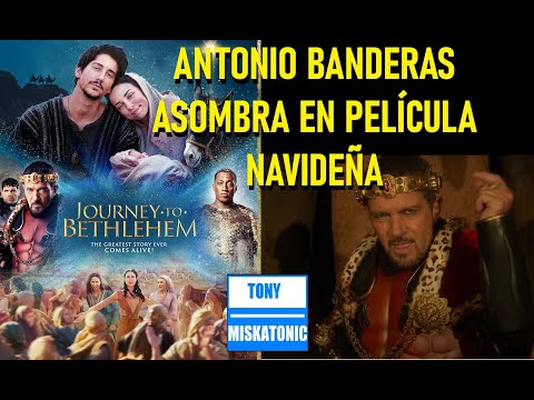 ANTONIO BANDERAS CANTANDO GOOD TO BE KING, SE ROBA LA PELÍCULA CAMINO A BELÉN.