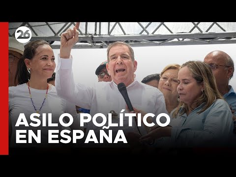 Edmundo González Urrutia llegó a España para recibir asilo político