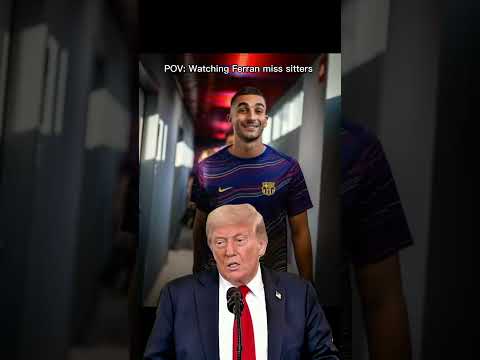 Watching Ferran Torres continuously miss sitters for Barca… #fcbarcelona #barcelona #ferrantorres