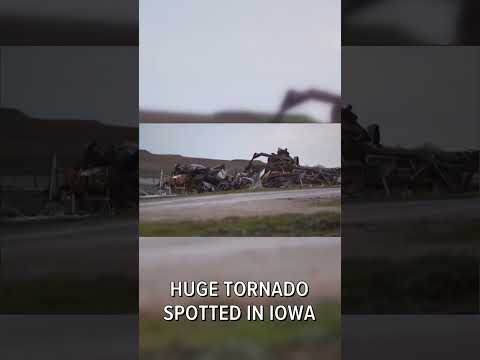 WATCH: Massive tornado spotted in Iowa
