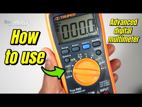 How to use Advanced Digital Multimeter with examples