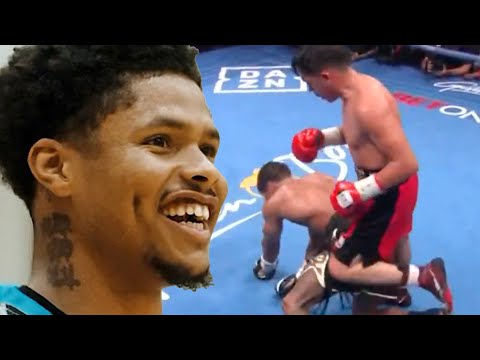 Shakur Stevenson DISSES Kid Austin DROPPED in WIN over Rene Tellez Giron: “FOOD”