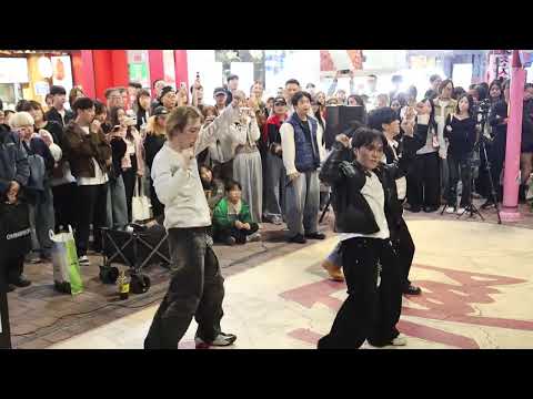 KPOP&amp;JHKTV ]ARES&amp;FormerBTS backup dancer Jangwoo hongdae kpopTHUNDER#아래스홍대케이팝#선더