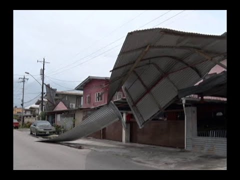 Roofs Blown Off Homes, Trees Uprooted In Cunupia