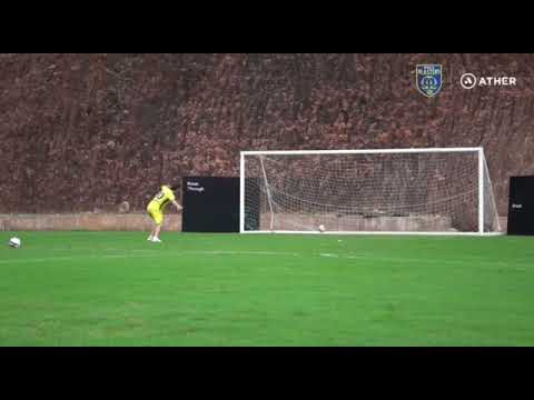 #AtherElecTRICK challenge with Kerala Blasters FC