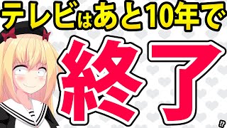 テレビ業界、あと10年で終了・・・っぽい