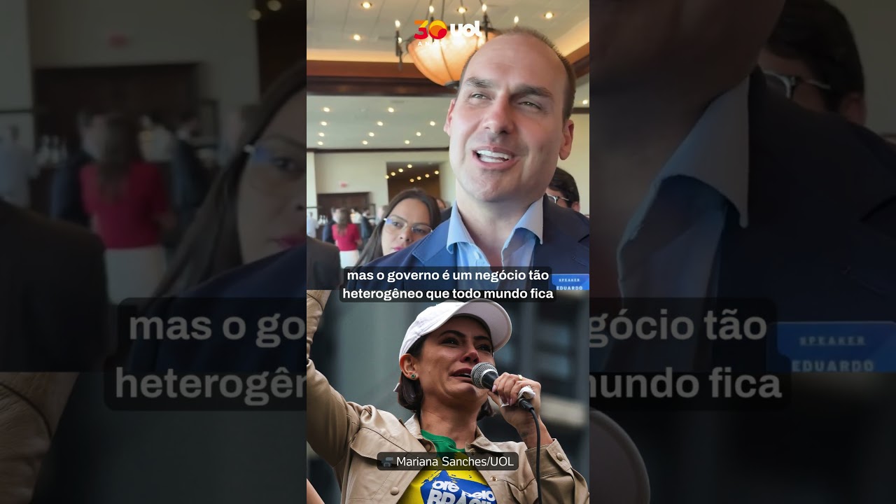 Eduardo Bolsonaro rebate Michelle sobre candidatura de Flávio tropa e general