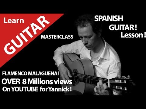 Guitar!!.LEARN WITH MASTERCLASS.FLAMENCO.MALAGUENA AND BLUES BONUS.Je Pousse Un Cri