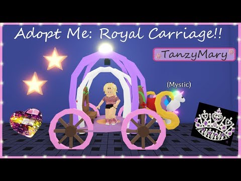 Adopt Me Furniture Design Ideas & Hacks Royal Carriage & Bed! Roblox