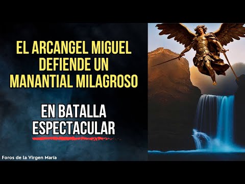 La Espectacular Batalla del Arcángel Miguel Defendiendo un Milagroso Manantial contra los Paganos