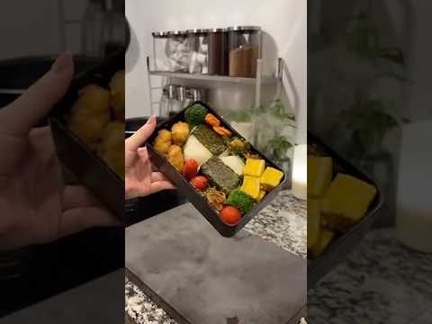 【お弁当作り】1分で見る!おにぎり弁当 #Shorts #お弁当 #obento