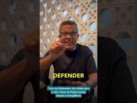 "VOTO <strong>EM</strong> BOLSONARO NÃO VALIDA PARA O CÉU": OTONI DE PAULA MANDA RECADO A EVANGÉLICOS