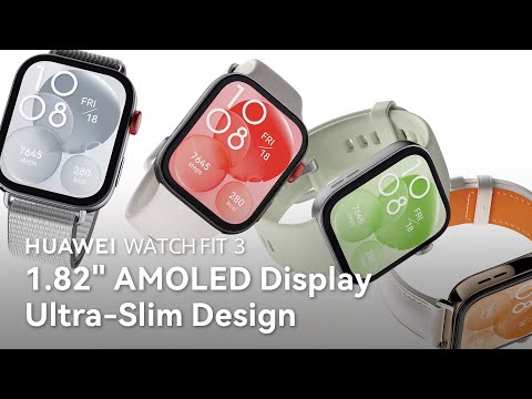 HUAWEI Watch FIT 3 - 1.82" AMOLED Display Ultra-Slim Design