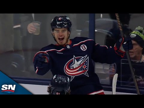 Blue Jackets Cole Sillinger Blows Roof Off Nationwide With Short-Handed Beauty