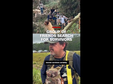 Group of friends search for survivors