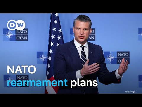 US defense secretary talks about ‘a real commitment’ after NATO defense ministers meeting | DW News