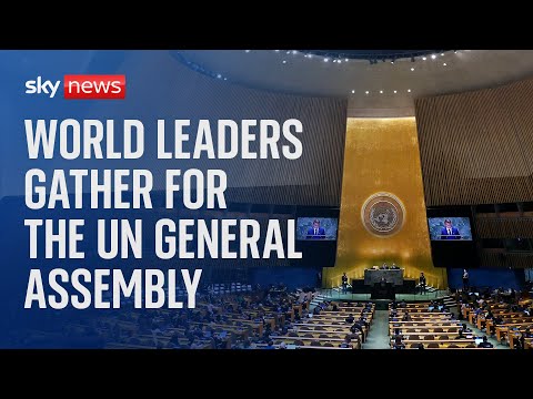 Watch live: World leaders gather in New York for the UN General Assembly