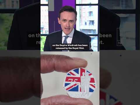 New 50p Windrush coin released by Royal Mint