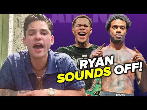 Ryan garcia wants to kick spence’s a** for derrick james; will rematch haney!