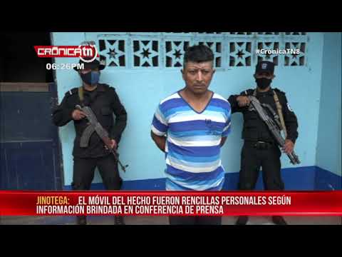 Policía Nacional captura a presunto homicida en Jinotega - Nicaragua
