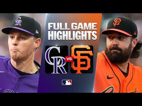 ROCKIES vs GIANTS: Official Full 경기 하이라이트 (July 10) | 2026 MLB Season