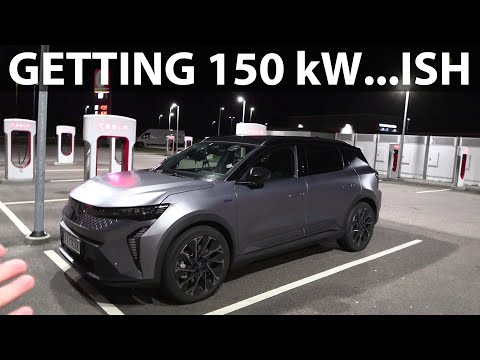 Renault Scenic E-Tech 92 kWh charging test