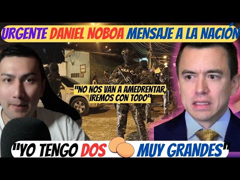 Daniel Noboa “Yo sí tengo  grandes, no como Lasso y Moreno que dejaban entrar y salir a FITO”