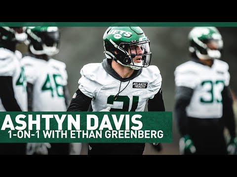 "Lots To Learn From & Improve From" | 1-On-1 with Ashtyn Davis | The New York Jets | NFL video clip 