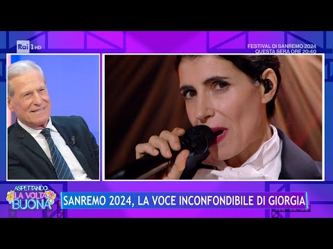 Giorgia a Sanremo, l'orgoglio di papà Giulio Todrani - La Volta Buona 08/02/2024