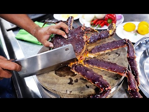 GIANT ALASKAN KING CRAB Vietnamese Food Hang Duong Quan