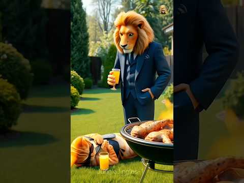 Orange cat 🐱 fooled by his friends #cat #catvideos #funny #aicatstories #animation