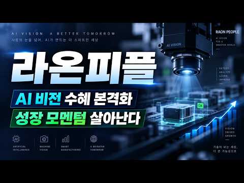 [라온피플 주가 전망] <strong>AI</strong> 비전·로봇 성장 기대감 본격화! 숨겨진 <strong>AI</strong> <strong>수혜주</strong> 강력한 재평가 주목