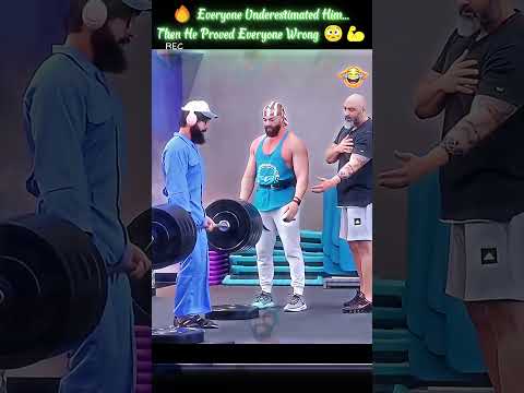 Elite Powerlifter Pretends to Be a Cleaner...Then Shocks Everyone 😳💪 Funny Gym Diary