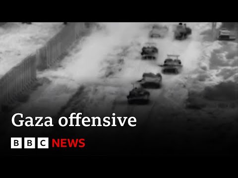 Tanks and infantry raid Gaza as Israel "prepares battlefield" for ground offensive - BBC News