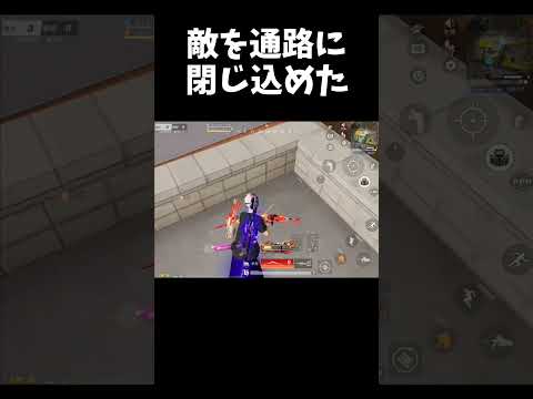 敵を絶望の通路に閉じ込めてみたｗｗ【#荒野行動】#shorts #荒野組 #Knives Out #荒野再会祭 #荒野行動純金配布